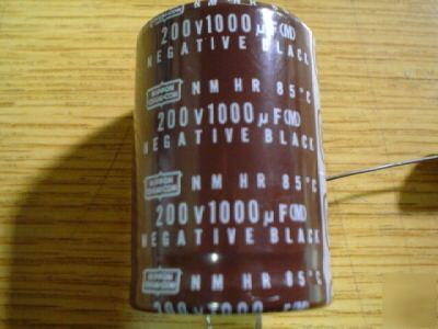 New 10 united chemicon 200V 1000UF snap-in capacitors 