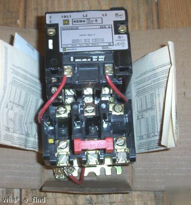 New square d 8536-SBO2-V02S starter 8536SBO2V02S 
