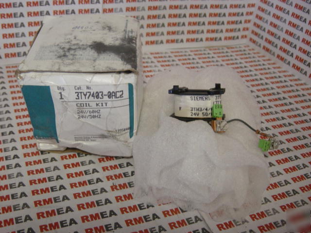 Siemens ite 3TY703-0AC2 coil kit 24VAC 