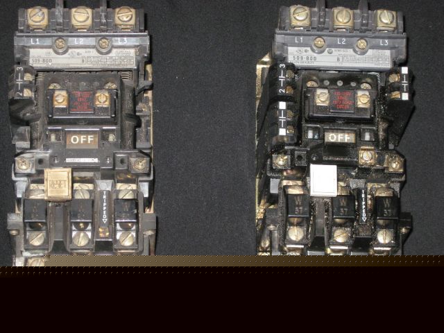 Two allen bradley motor starters 509-bod
