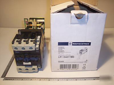 Telemecanique contactor 40AMP 3POLE 24VDC LP1 D4011BD