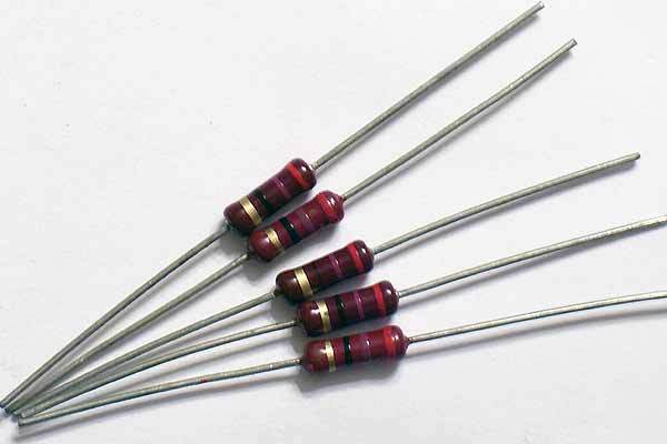25) 27 ohm 1/2W piher hi-q carbon film resistors 5%