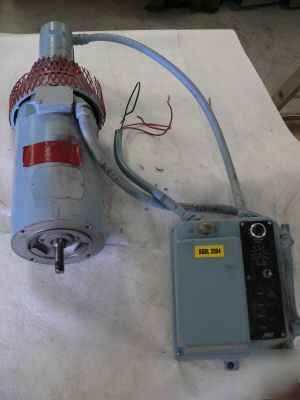 1 hp 180 vdc motor with pacemaster-1 drive