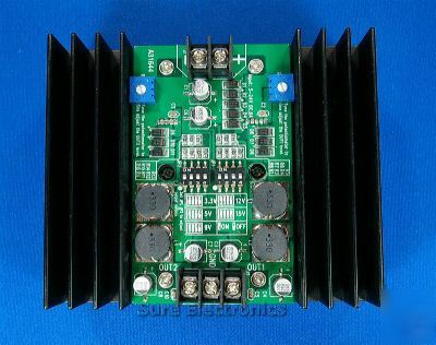 2 way 3 amps step down dc-dc regulator power supply