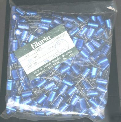 300 radial electrolytic capacitors 330MF/25VDC