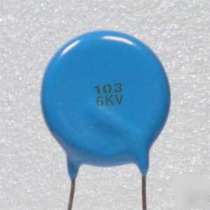 4 x 6KV 10000PF high voltage ceramic disc capacitor Y5V