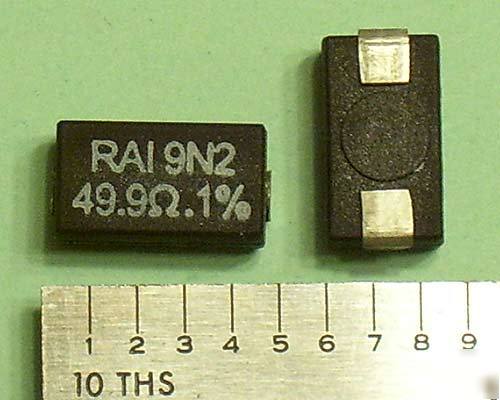 49.9 ohm 2W surface mount wirewound resistors .1% 25PCS