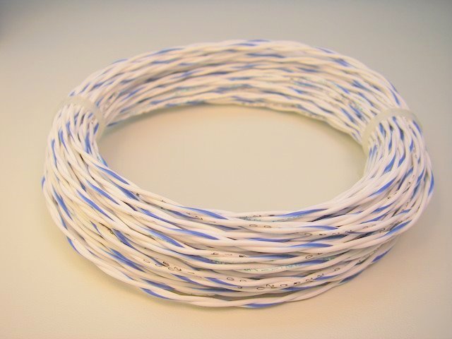 50 feet mil-spec 22-awg twisted pair silver-coated wire