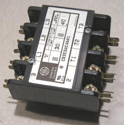 General electric CR353AC4AA1 definite purpose contactor