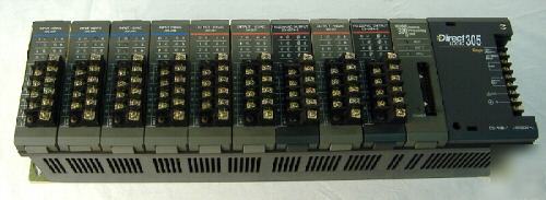 Lot=directlogic/koyo 305=plc racks+15 i/o modules/cpu+