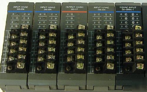 Lot=directlogic/koyo 305=plc racks+15 i/o modules/cpu+