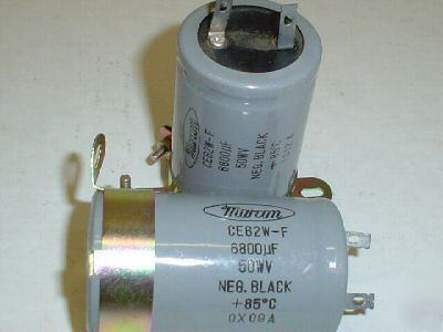 New 2 marcon photo flash 50V 6800UF capacitors 