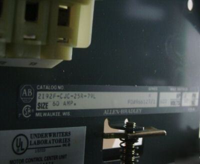 New allen bradley 2192F-cjc-25R-79L disconnect #2236 g