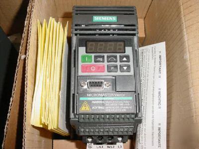 New siemens 6SE3211-4DA40 micromaster ac inverter drive