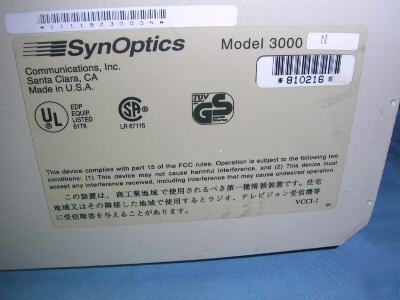 Qty 2 synoptics 3000N concentrator w/ modules one lot 