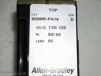 Ab allen bradley illuminated push button switch 