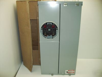 Cutler-hammer outdoor 200 amp meter/panel main breaker