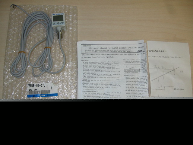 G20357 smc digital pressure switch ZSE5B-02-27L