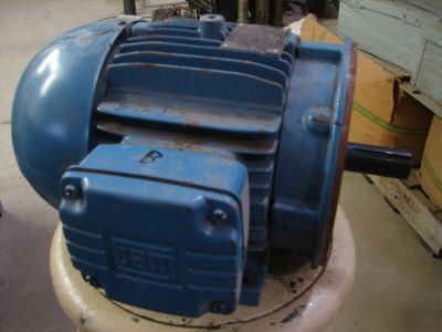 Weg W21 severe duty electric motor 3HP 182TC 3 ph tefc