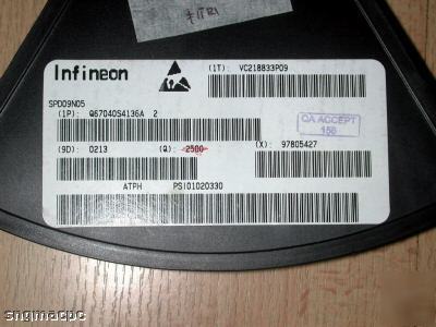  infineon SPD09N05 n-channel sipmos power transistor