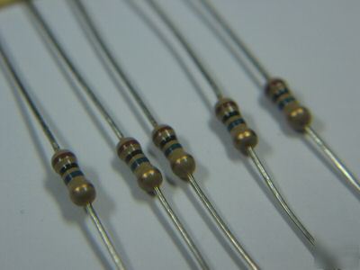 10M ohm 1/4 watt 5% resistor lot of 5