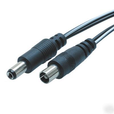  2.5MM moulded dc power extension leads 5M, rohs