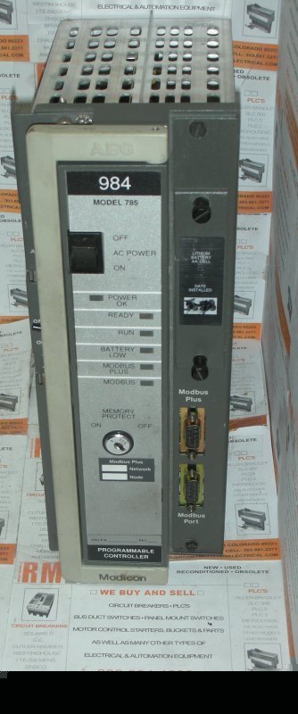 Aeg modicon 984 model 785 pc-0984-785 as-9777-000 