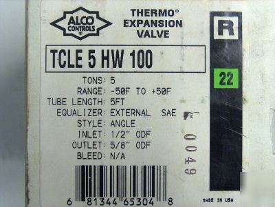 Alco tcle 5 hw 100 thermal expansion valve R22 