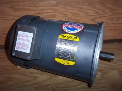 Baldor 3 hp high efficiency ac motor 3450 rpm