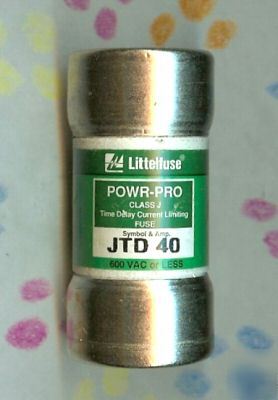 New littelfuse JTD40 jtd 40 amp time delay fuse class j