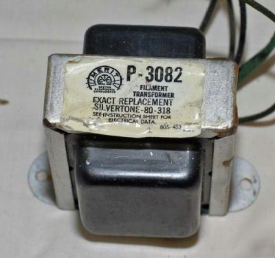 Nos power filament transformer dual 6.3V 60HZ