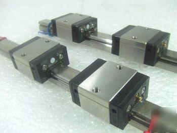 2 nsk linear bearing slide rail 2 blocks for cnc router