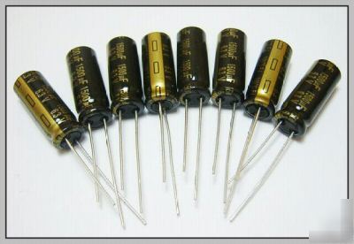 20PCS fresh low esr 1500UF 6.3V electrolytic capacitor