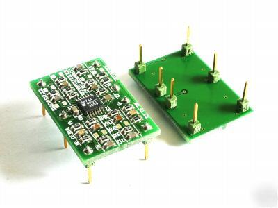 Continuous time active analog filter pcb module unbuilt