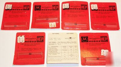 Motorola hep R0602 1 amp 200 v silicon rectifier 7 lot