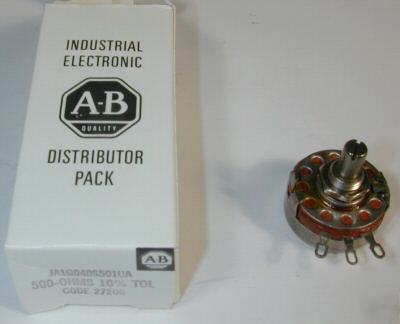 Nos allen-bradley 500 ohm j series variable resistor