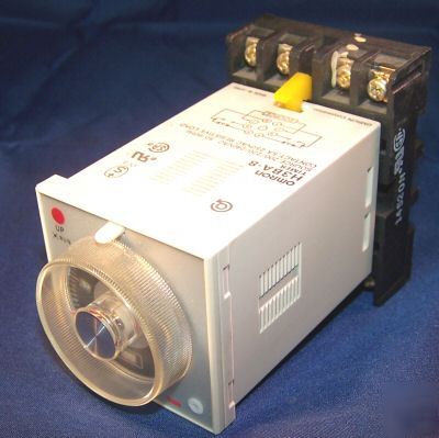 Omron H3BA timer relay H3BA-8 with din rail base 