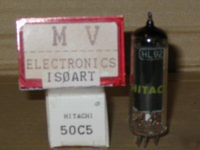 Tubes - one 50C5 HL92 hitachi - valvole rÃ¶hren 