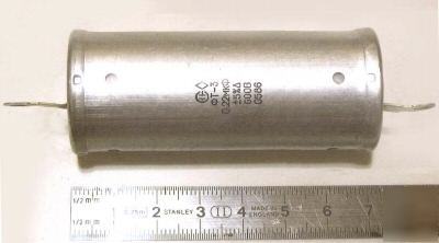 0,22UF 600V teflon hi-end capacitors ft-3. lot of 2