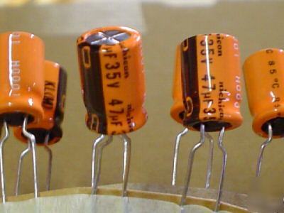 1000 nichicon 35V 47UF radial capacitors low esr