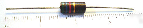 Allen bradley carbon comp resistors 2W 5.6K ohm 5% (5)