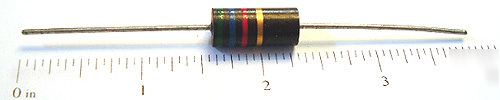 Allen bradley carbon comp resistors 2W 5.6K ohm 5% (5)