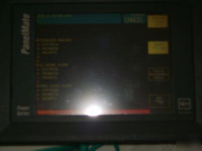 Ge fanuc 90/30 plc w/ panelmate 1570 color hmi system