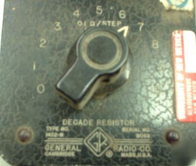General radio decade resistor box 1432N