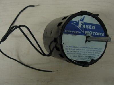 Lot of fasco D208 shaded pole motor, type U21, qty. 5<