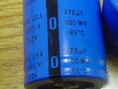 New 25 cde 400V 470UF mini snap in capacitors 