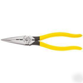 New klein tools D203-8N needle nose pliers / cutters