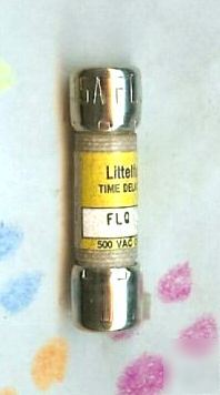 New littelfuse flq-1/8 time delay fuse flq 1/8 amp .125