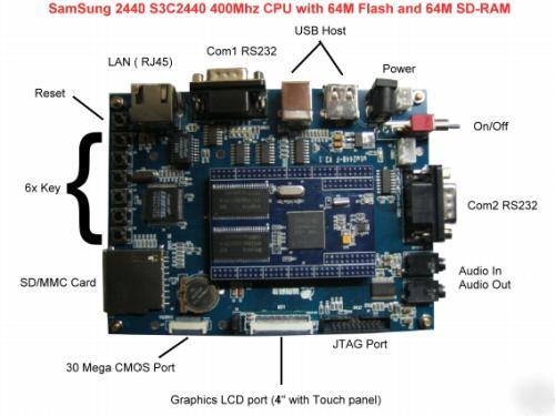 Samsung 2440 arm development board with os