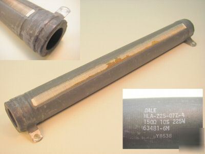 Tapped power resistor, hla-225-07Z-4, 150 ohms,225W,10%